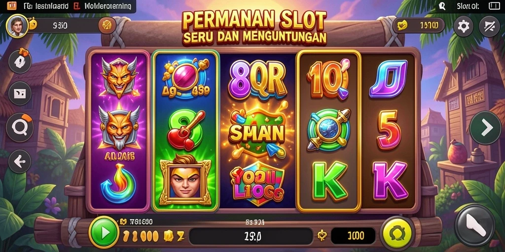 Tampilan gameplay Slot yang menarik di 8QR.