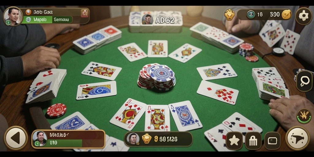 Screenshot ADG62 menampilkan pengalaman bermain Gaple yang seru.