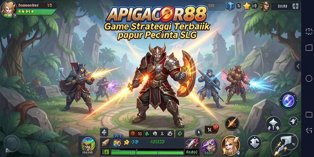 Gameplay menarik dari APIGACOR88 dengan tampilan strategis yang memukau.