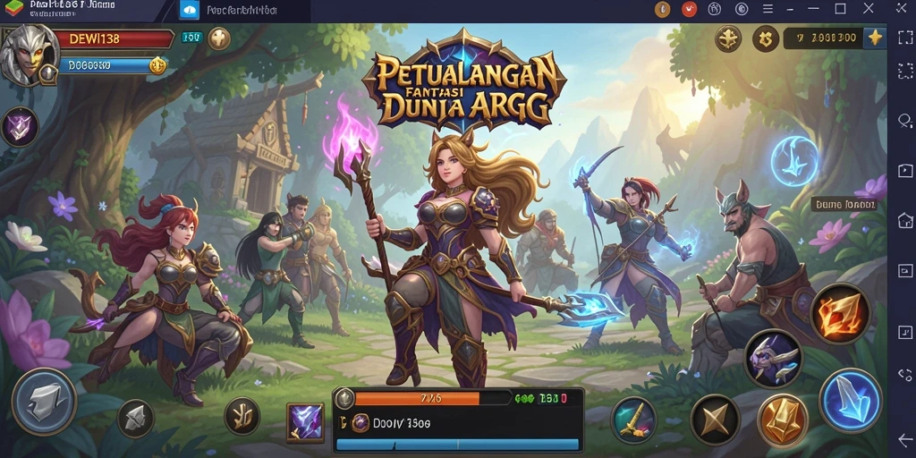 Tampilan gameplay menawan dari DEWI138 yang menampilkan pertarungan seru.