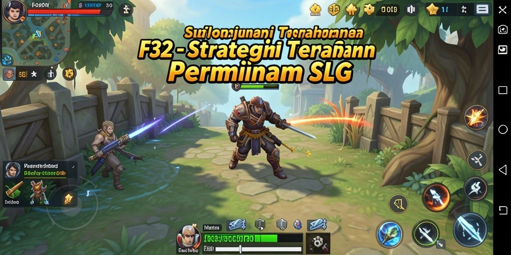 Tampilan menarik dari gameplay F32 dengan strategi yang mendalam.