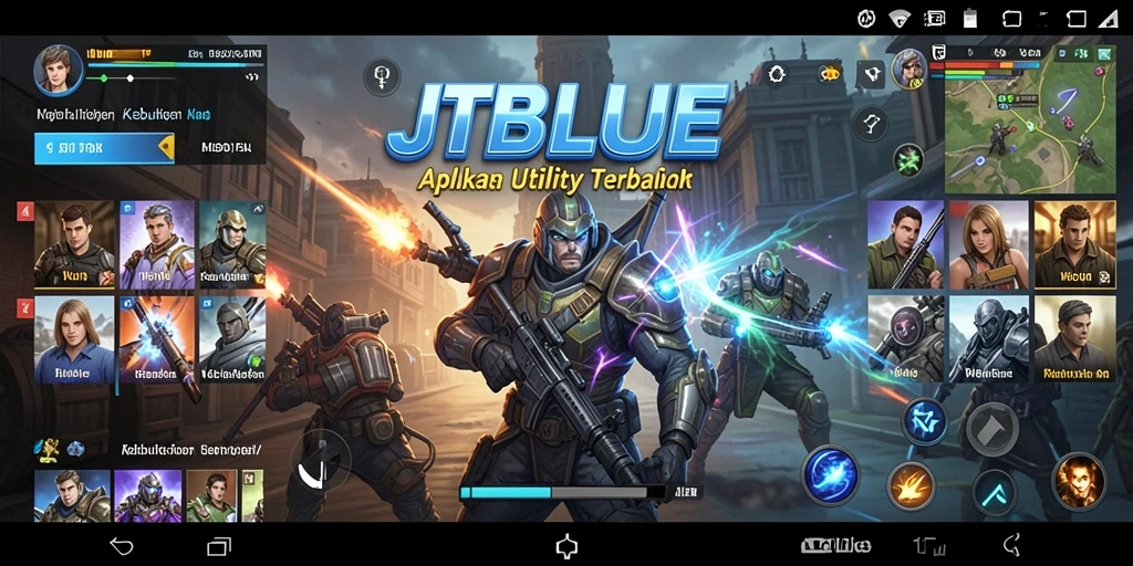 Tampilan antarmuka JTBLUE yang user-friendly dan fungsional.