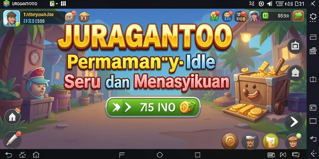 Screenshot utama menunjukkan gameplay menarik JURAGANTOTO.