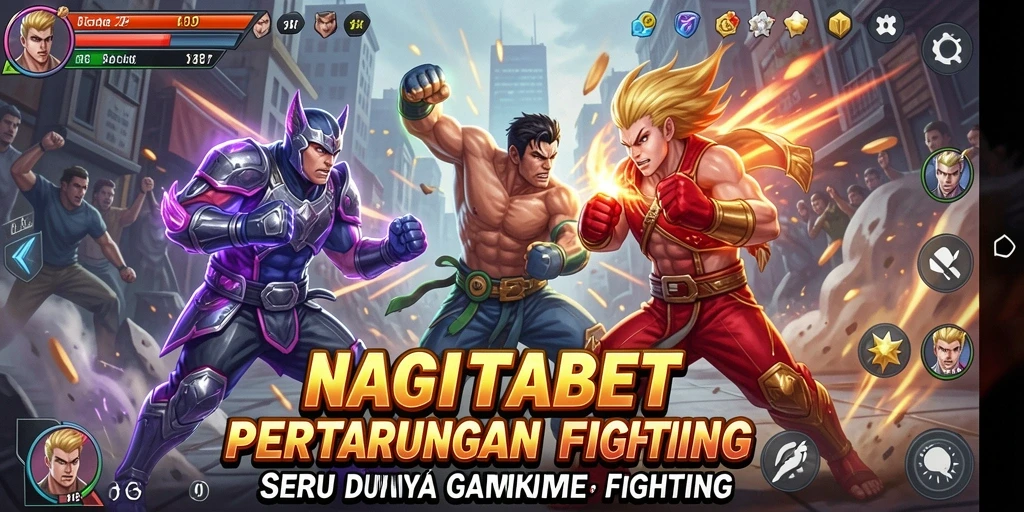 Tangkapan layar yang menampilkan aksi seru di NAGITABET.
