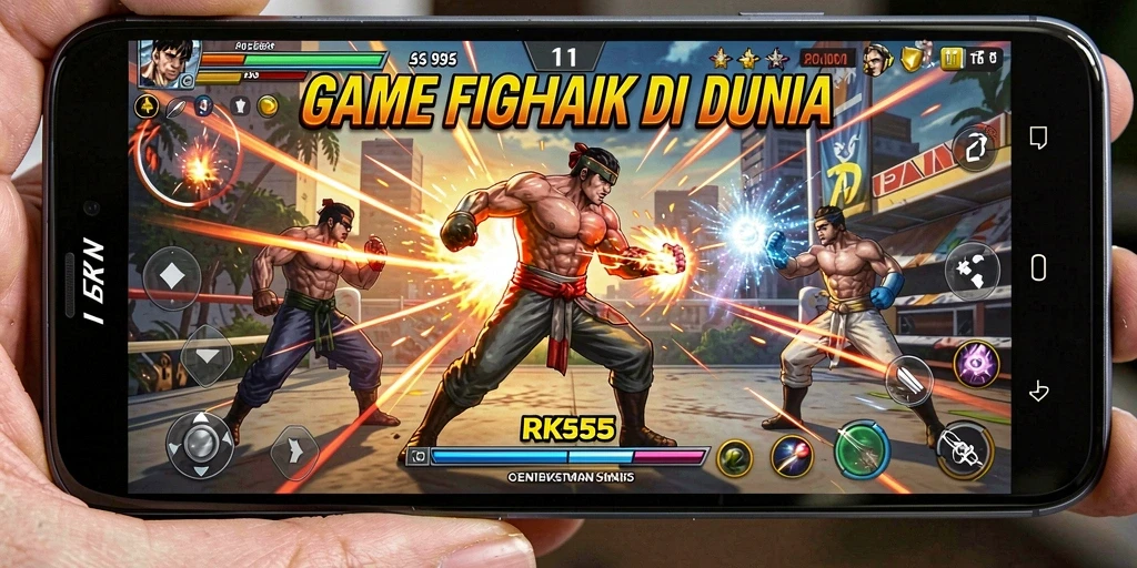 Tampilan menegangkan dari aksi pertarungan dalam RK55.