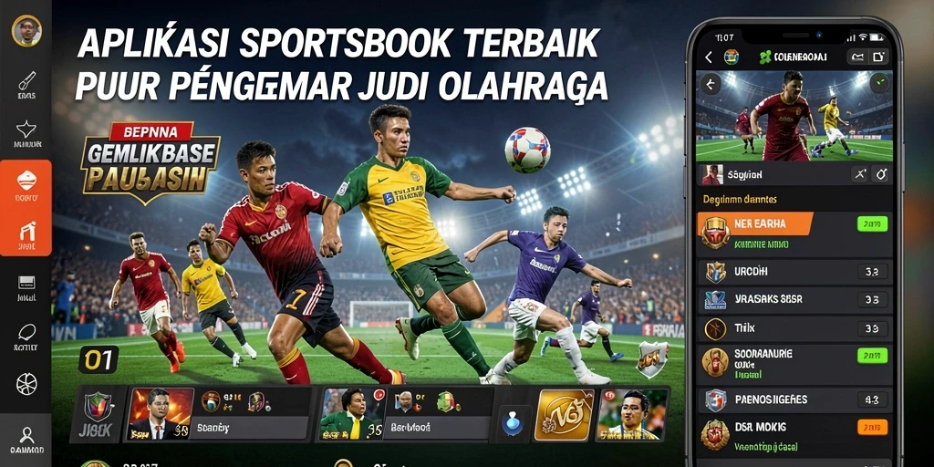 Tampilan utama SD107 dengan fitur taruhan olahraga yang menarik.