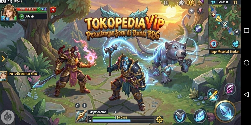 Tampilan gameplay RPG yang menarik dari TOKOPEDIAVIP.