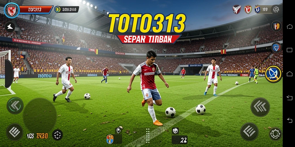 Tangkapan layar utama menunjukkan aksi seru dalam TOTO313.