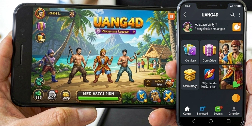 Screenshot UANG4D menampilkan antarmuka pengguna yang rapi dan fitur pengelolaan keuangan yang lengkap.