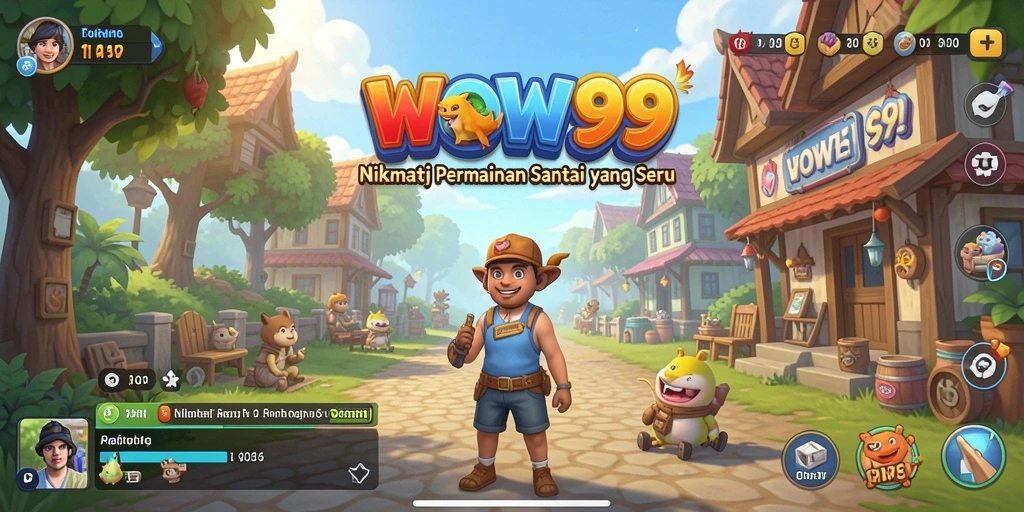Tampilan gameplay WOW99 yang seru dengan tantangan menarik.